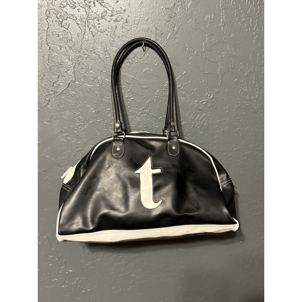 Y2K Initial Letter "t" Monogram Mini Duffel Bag Vintage 2000s